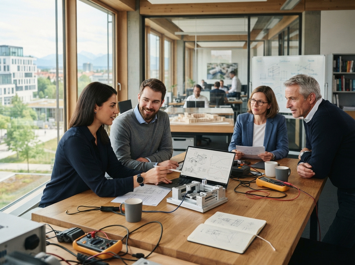 Drelkuvizen Team bei der Analyse von Liquiditätsdaten